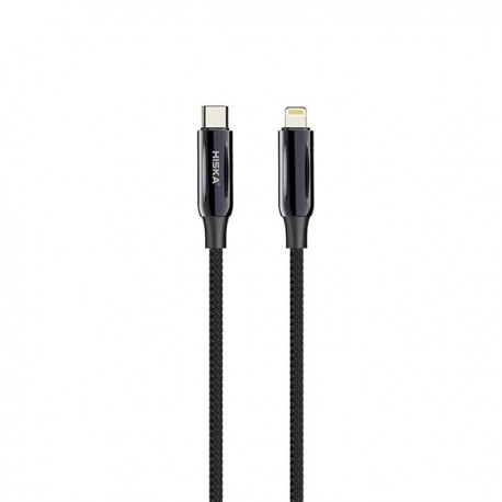 کابل تبدیل USB-C به لایتنینگ برند هیسکا مدل LX-16CL طول 1.8 متر