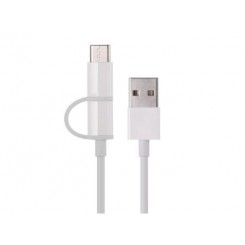 کابل تبدیل USB به لایتنینگ/ میکرو USB شیائومی(1متری ) Xiaomi Zmi AL501