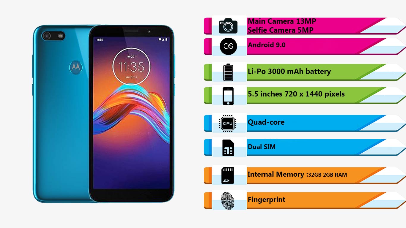 گوشی موتورولا Moto E6 Play (32GB - 2GB Ram)|فروشگاه اینترنتی Digi2030