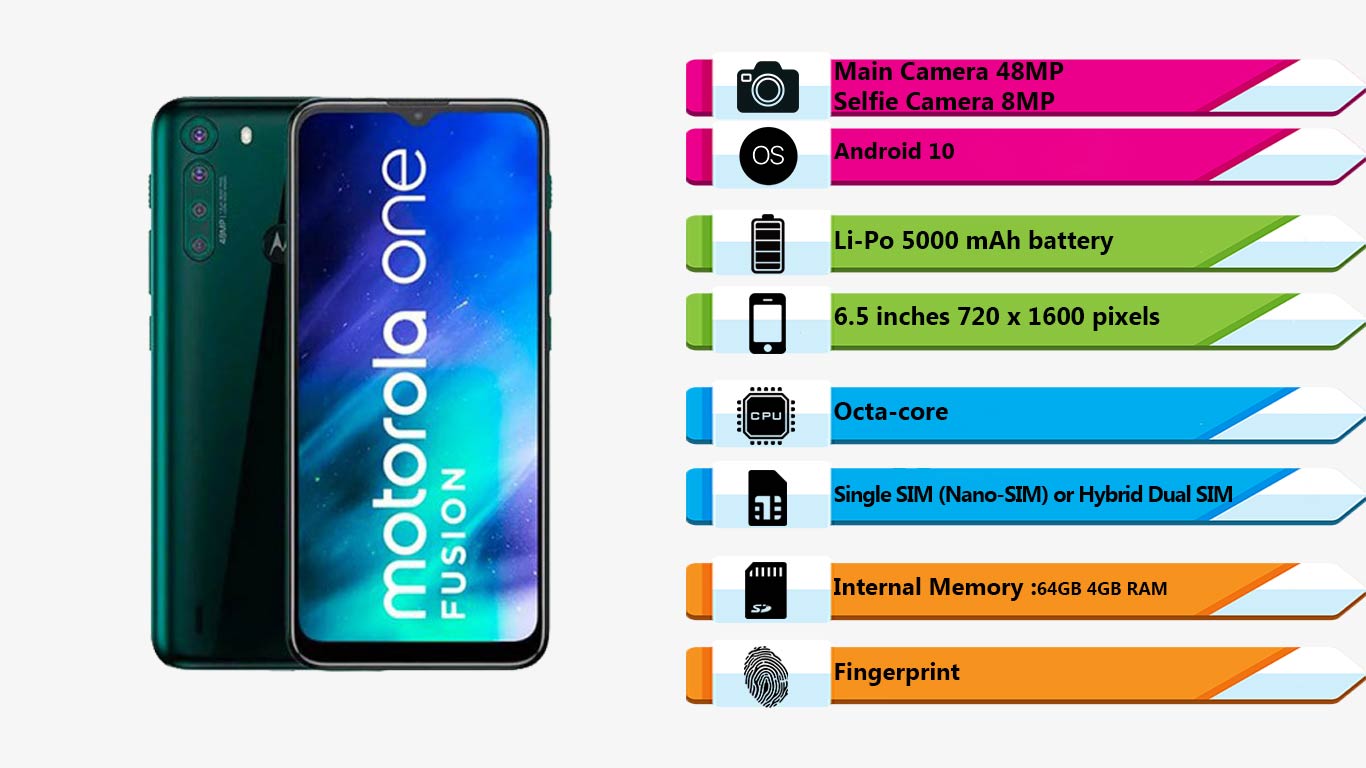 گوشی موتورولا (64GB - 4GB Ram)One Fusion|فروشگاه اینترنتی Digi2030