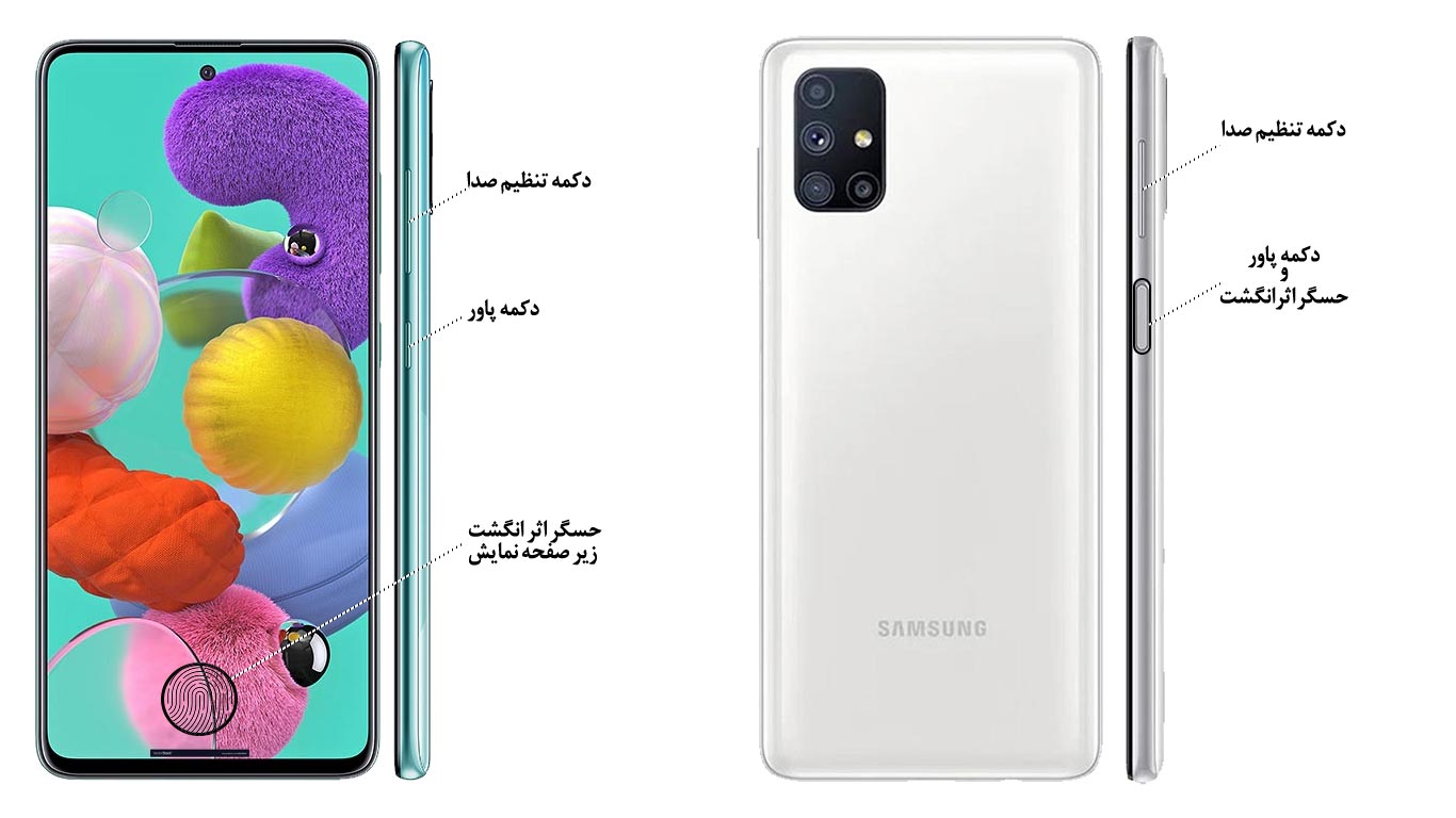 مقایسه گوشی سامسونگ A51 با گلکسی M51 | مجله اینترنتی دیجی 2030